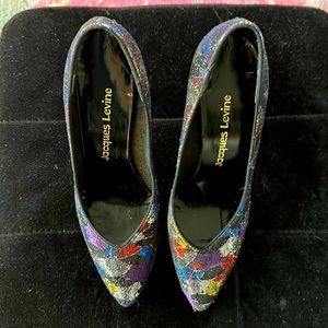 Vintage Metallic heels